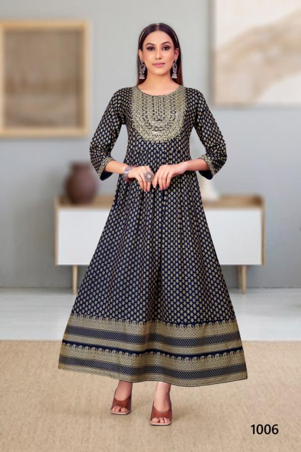 Jinesh Nx Mitali Ethnic Wear Anarkali Kurti Collection